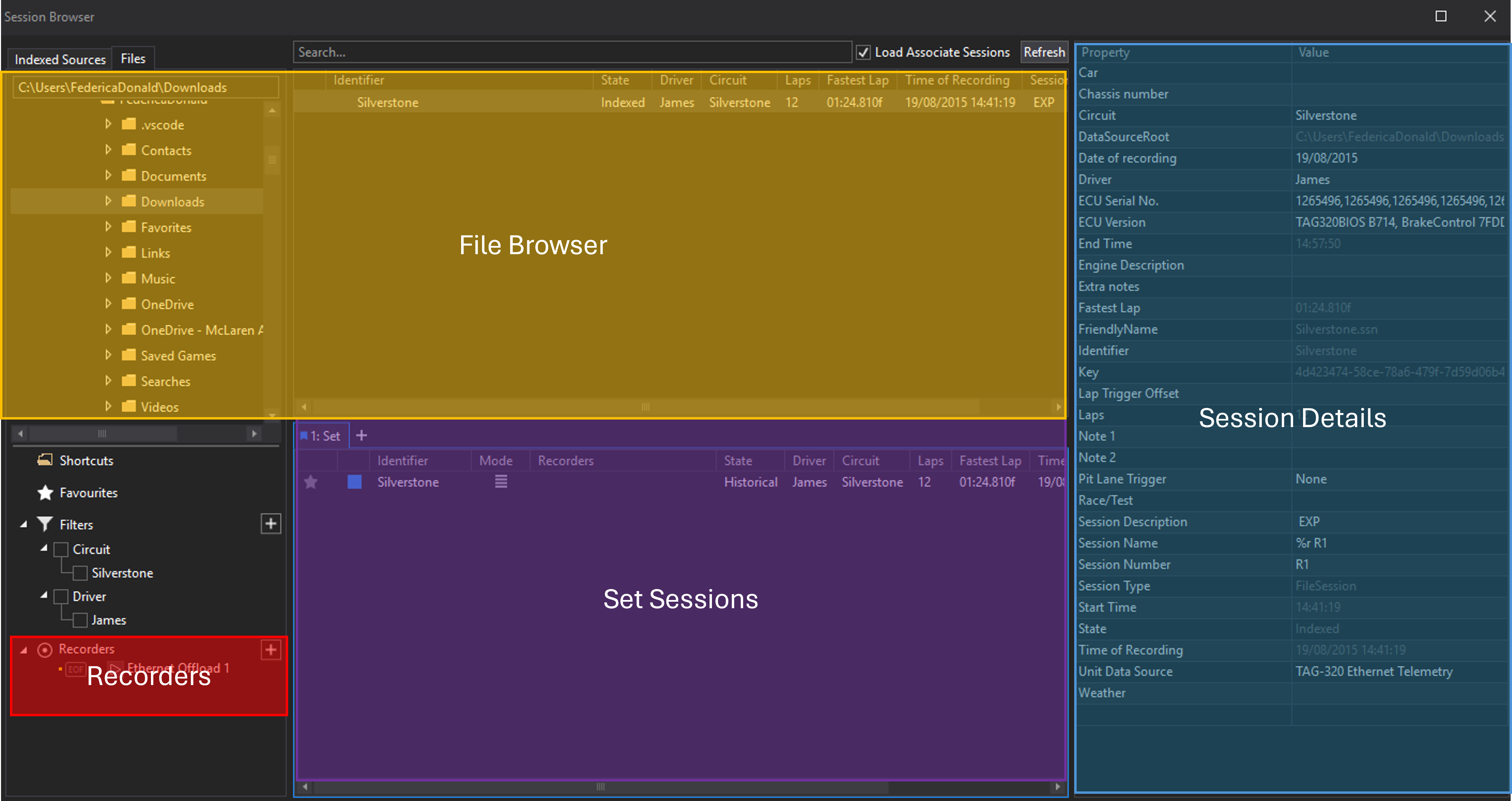 Session Browser